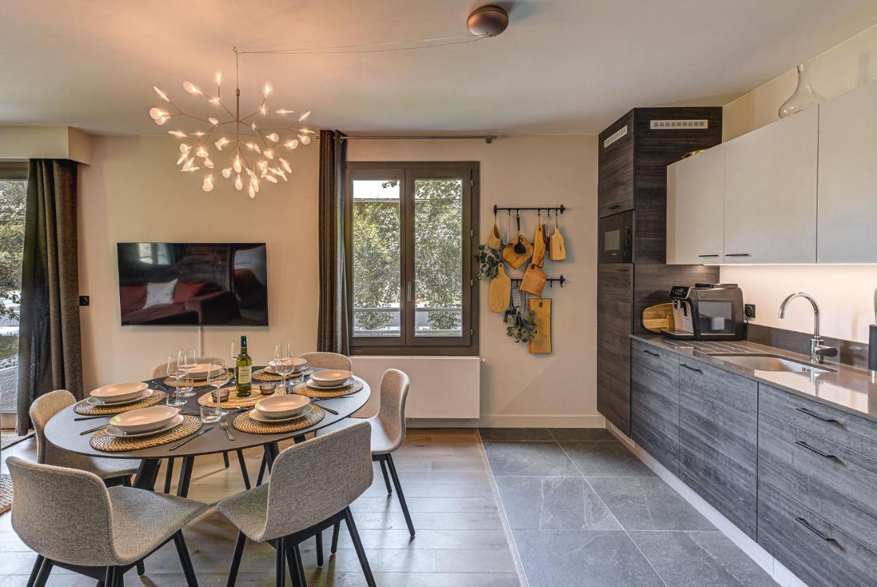 White Pearl A05 Modern Apartment Chamonix Alpes Travel Sleeps 4 To 6 Exterior foto