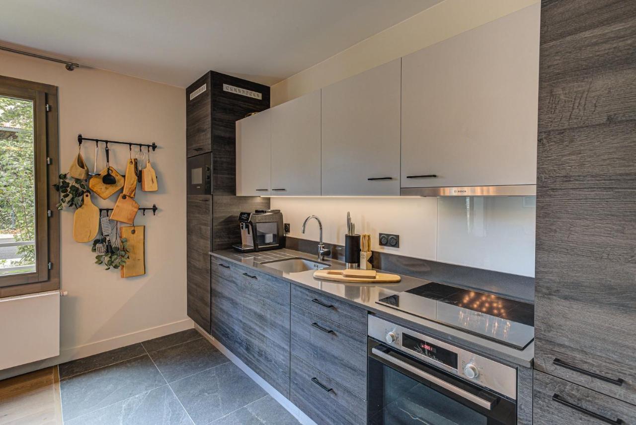 White Pearl A05 Modern Apartment Chamonix Alpes Travel Sleeps 4 To 6 Exterior foto