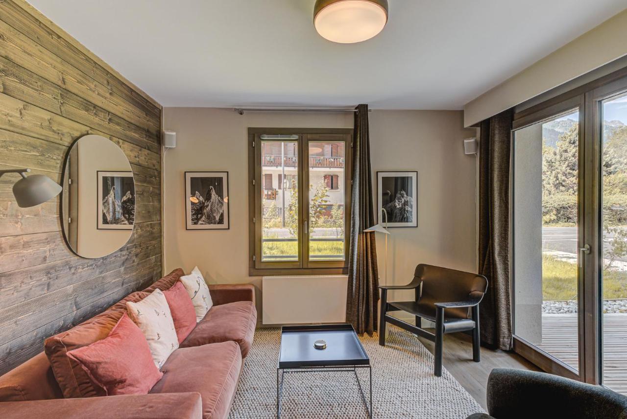 White Pearl A05 Modern Apartment Chamonix Alpes Travel Sleeps 4 To 6 Exterior foto